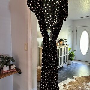 Billabong Black Wrap Midi Dress